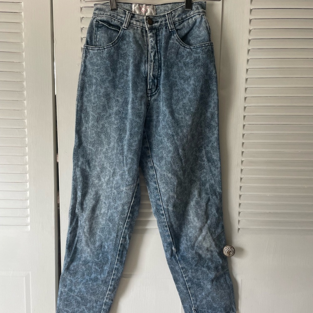 Roberto Orsini vintage paisley print jeans.